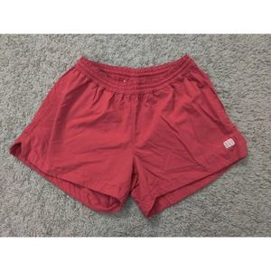 (V) Topo Designs Women short hiking adjustable red sz M USA made
